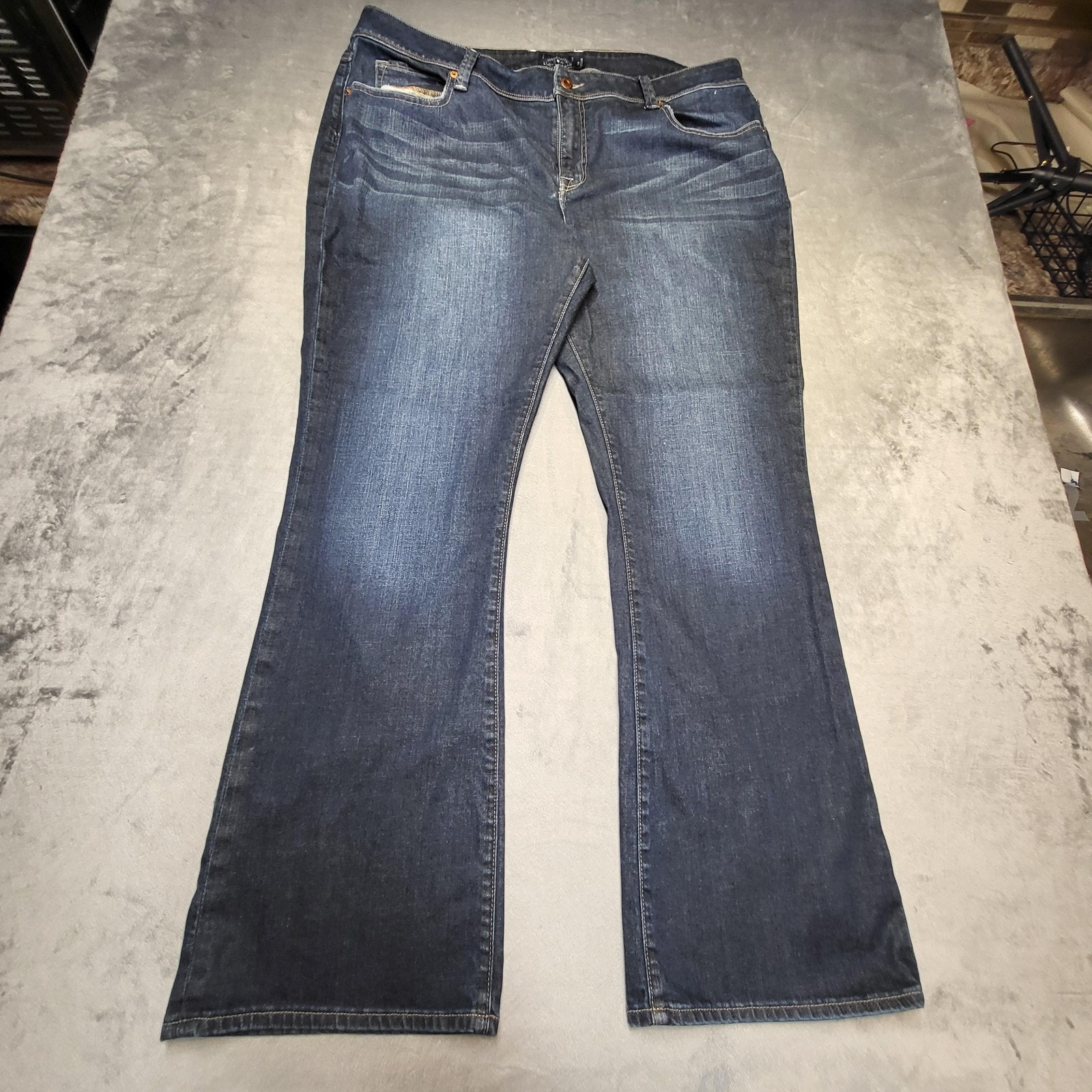 Lucky Brand Jeans Womens 26w Blue Georgia Boot Bootcut Stretch Denim Regular